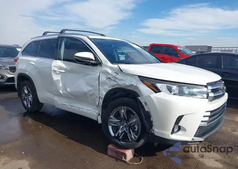 2019 Toyota Highlander Limited Platinum из США, поврежденный, VIN 5TDDZRFHXKS732547